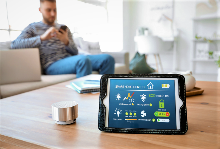 SimanTEK te da todo el control de la domótico del hogar desde tu móvil o tablet Tablet-como-central-domótica